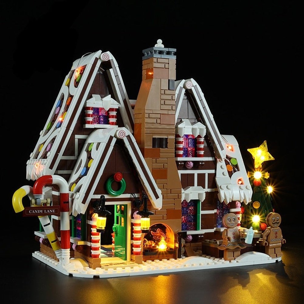 LED Lighting Set DIY Toys For Creator 10267 Gingerbread House (Classic Version) Blocks Building Jurassic Bricks