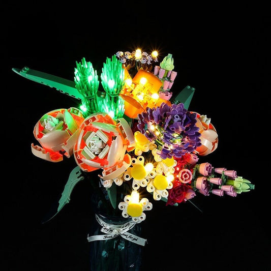 LED Lighting Set DIY Toys For Creator 10280 Flower Bouquet Building Blocks(Only Light Kit Included) Jurassic Bricks