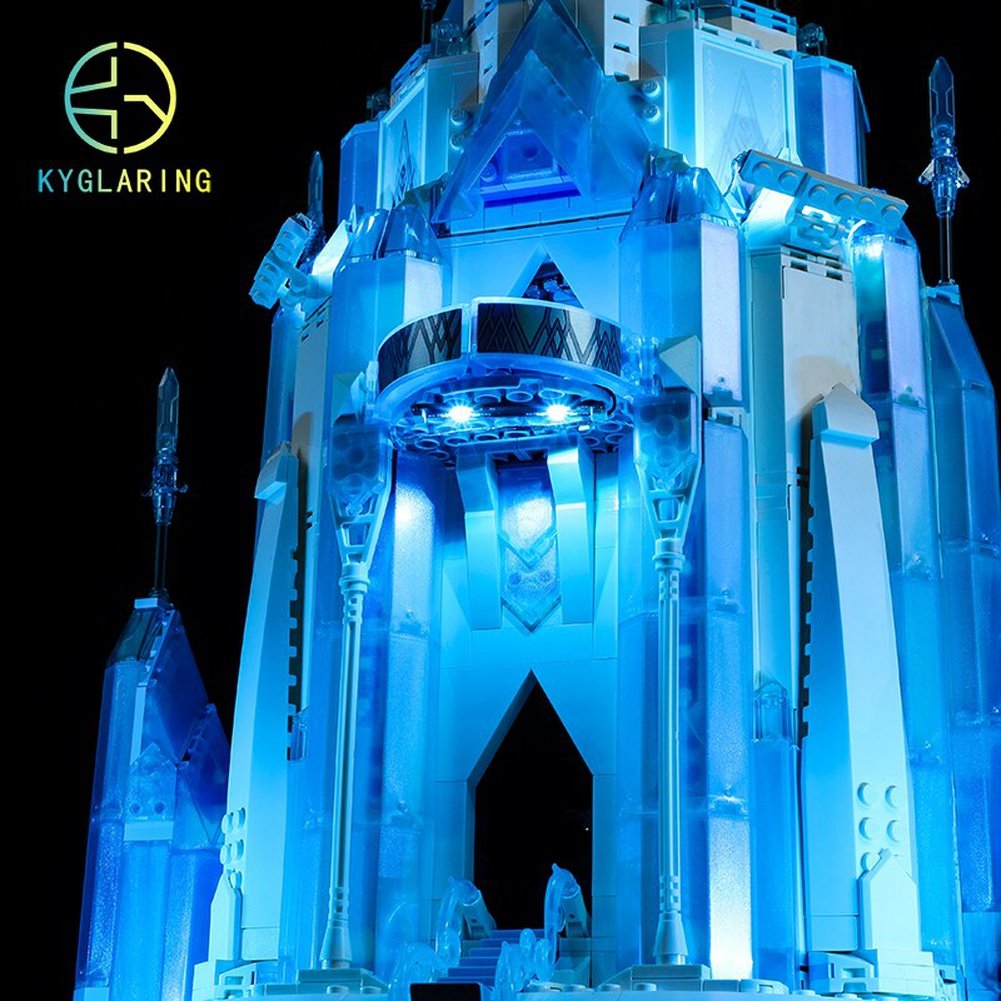 LED Lighting Set DIY Toys For Frozen 43197 The Ice Castle (RC Version) Building Blocks (Only Light Kit Included) Jurassic Bricks