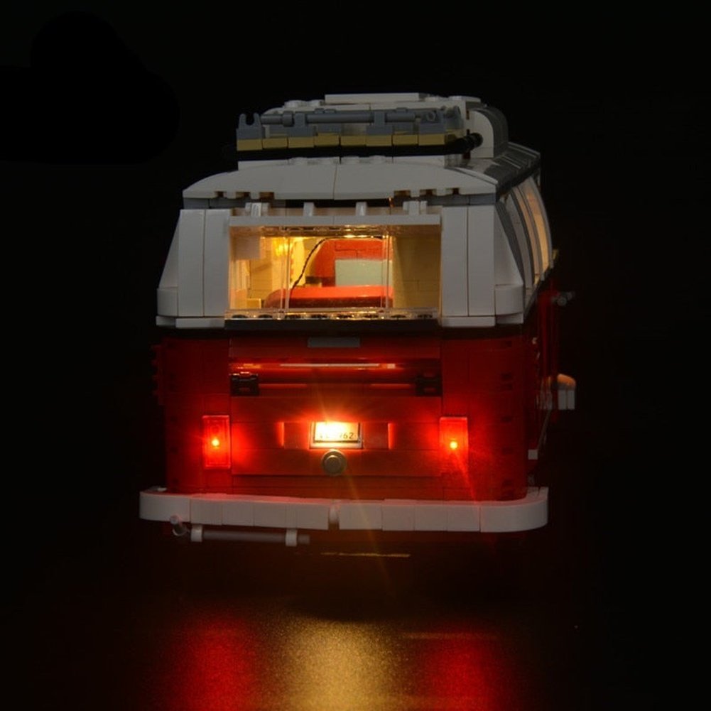 LED Lighting Set DIY Toys For L 10220 And 21001 Creator Expert T1 Camper Van  (Not Included Building Blocks) Jurassic Bricks