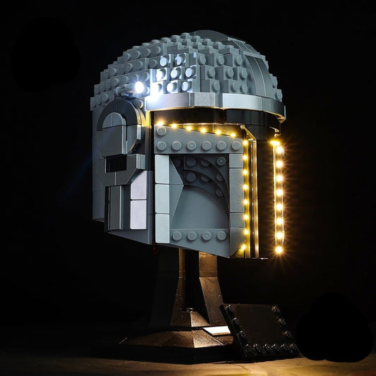 LED Lighting Set DIY Toys For Star 75328 Helmet Wars (Not Included Building Blocks) Jurassic Bricks