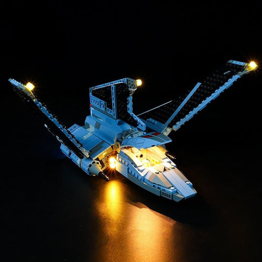 LED Lighting Set DIY Toys For Star Clone Fighting 75314 The Bad Batch Attack Shuttle (Not Included Building Blocks) Jurassic Bricks