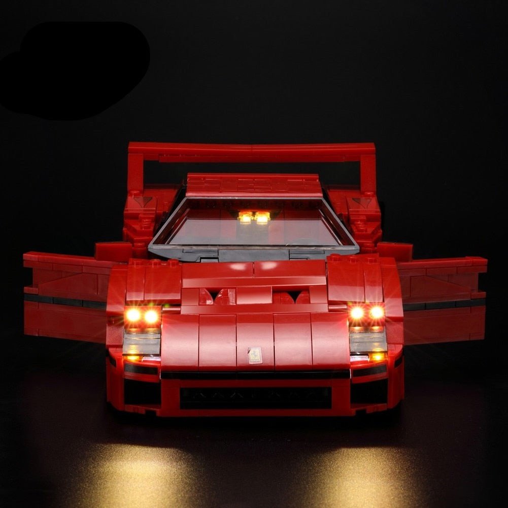 LED Lighting Set DIY Toys For Technic 10248 Creator Series F40 Car (Not Included Building Blocks) Jurassic Bricks