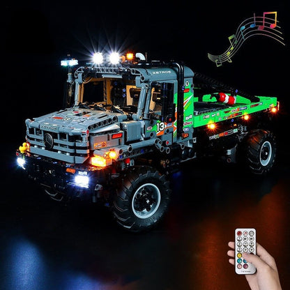 LED Lighting Set DIY Toys For Technic 42129 4x4 Zetros Trial Truck (Not Included Building Blocks) Jurassic Bricks
