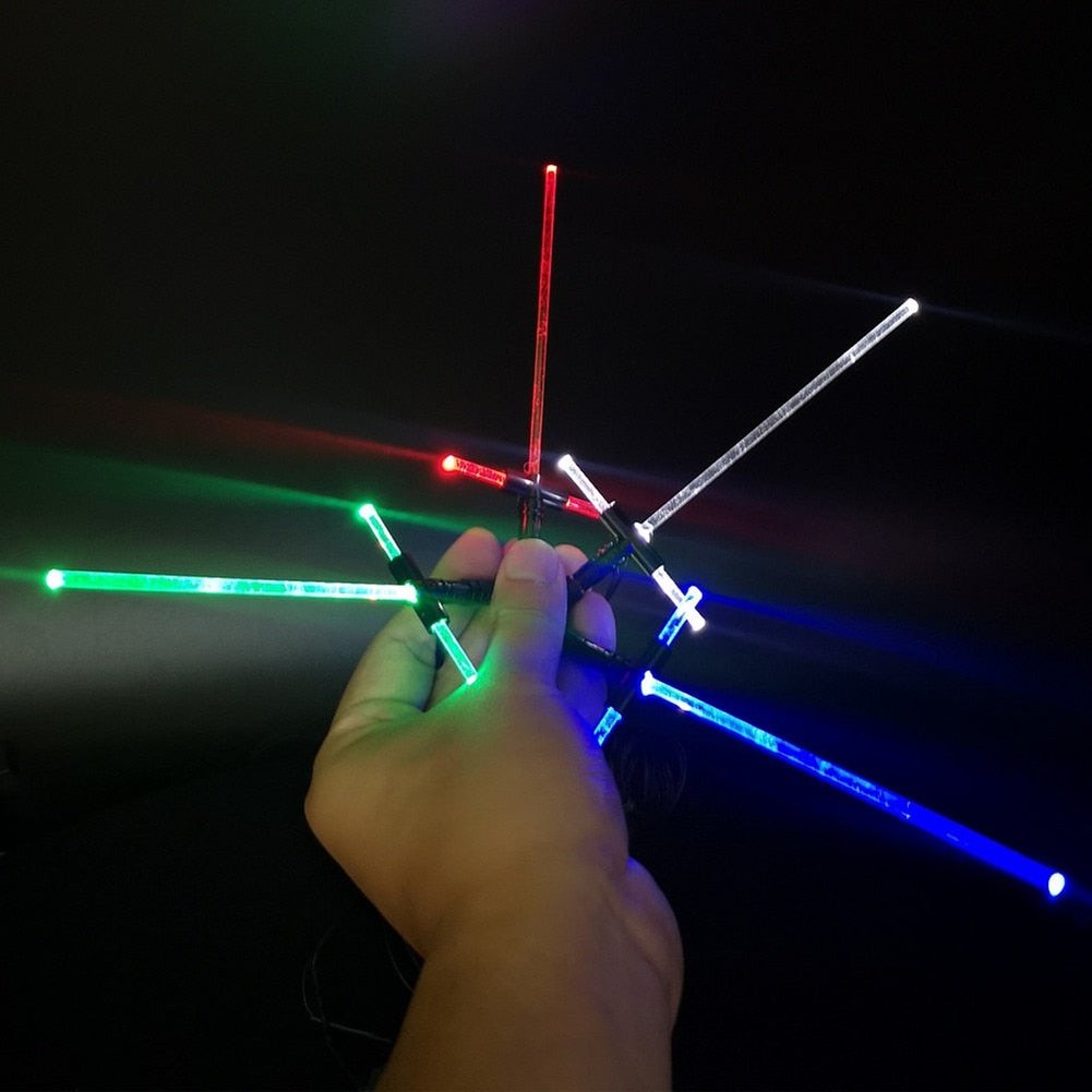LED Lighting Set DIY Toys For light saber sword about 15cm length for 75117 White Storm Jurassic Bricks