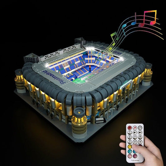 LED Lighting Set DIY Toys (RC Sound) for Creator 10299 Real Madrid Santiago Bernabéu Stadium (Only Light Included) Jurassic Bricks