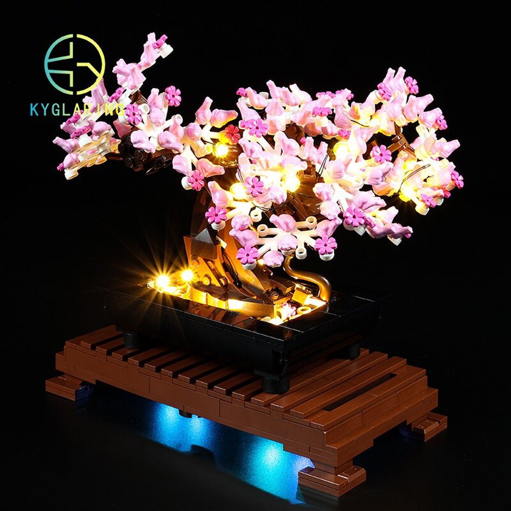 LED Lighting Set DIY Toys for 10281 Creator Expert Bonsai Tree Blocks Building Jurassic Bricks