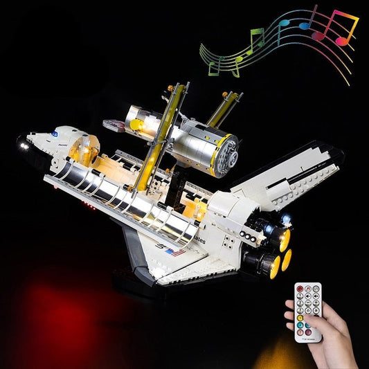 LED Lighting Set DIY Toys for 10283  Space Shuttle Discovery Blocks Building Jurassic Bricks