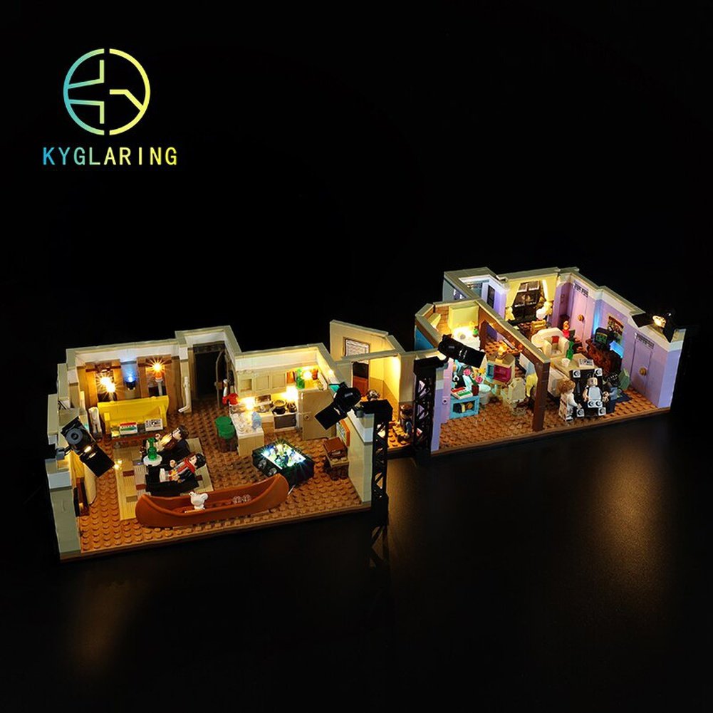 LED Lighting Set DIY Toys for 10292 The Friends Apartments Blocks Building Jurassic Bricks