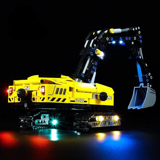 LED Lighting Set DIY Toys for 42121 Technic Heavy Duty Excavator Blocks Building Jurassic Bricks