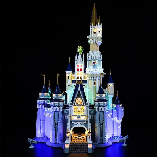 LED Lighting Set DIY Toys for 71040 Cinderella Princess Castle (Classic Version) Blocks Building Jurassic Bricks