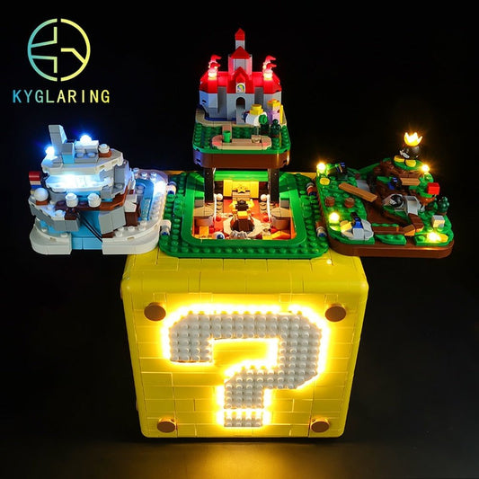LED Lighting Set DIY Toys for 71395 64 Question Mark Block Blocks Building (Only Light Kit Included) Jurassic Bricks