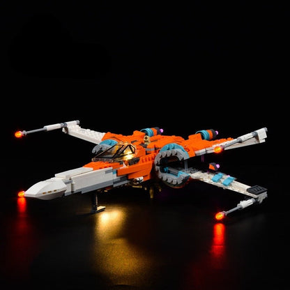 LED Lighting Set DIY Toys for 75273 Poe Dameron&#39;s X-Wing Fighter Blocks Building Jurassic Bricks
