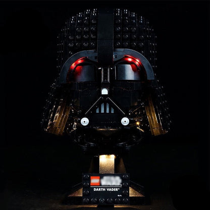 LED Lighting Set DIY Toys for 75304 Star Darth Dark Lord Vader Helmet Collectible Building Wars Jurassic Bricks