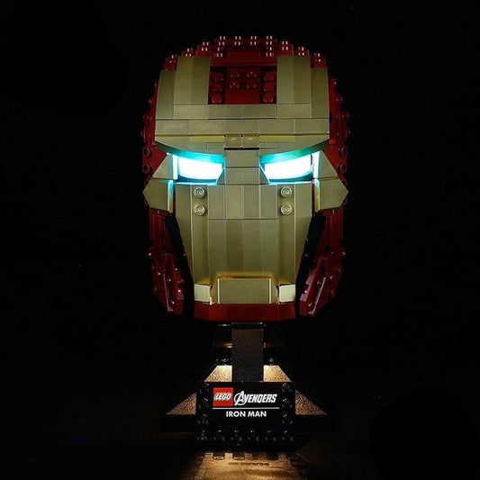 LED Lighting Set DIY Toys for 76165 Man Helmet Blocks Building Jurassic Bricks