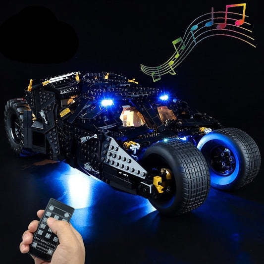LED Lighting Set DIY Toys for 76240 Batmobile Tumbler Blocks Building (Only Light Kit Included) Jurassic Bricks