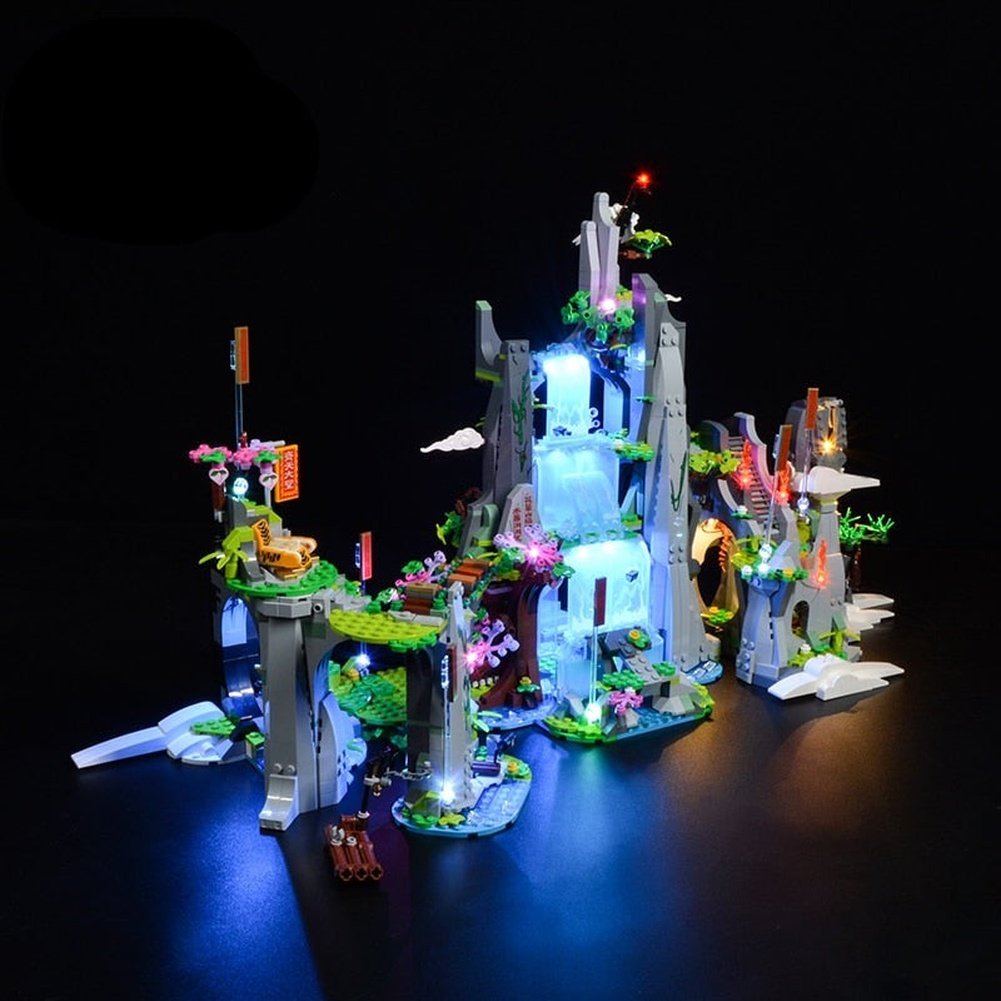 LED Lighting Set DIY Toys for 80024 Fantasy Legend Huaguoshan Blocks Building Jurassic Bricks