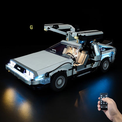 LED Lighting Set DIY Toys for Creator 10300 Back to the Future Time Machine(Only Light Included) Jurassic Bricks