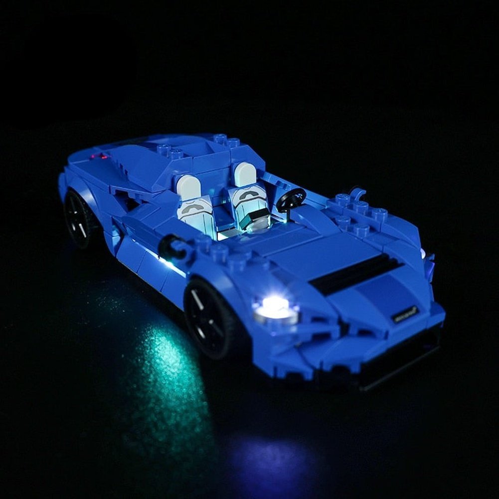 LED Lighting Set DIY Toys for Speed Champions 76902 McLaren Elva Blocks Building Jurassic Bricks