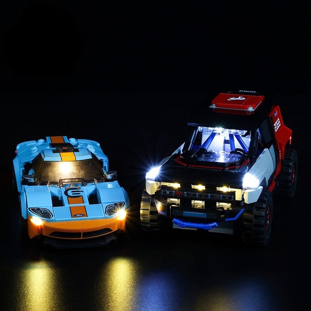 LED Lighting Set DIY Toys for Speed Champions 76905 GT Heritage Edition and Bronco R Blocks Building Jurassic Bricks