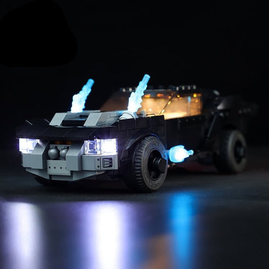 LED Lighting Set DIY Toys for Super Hero Car 76181 Batmobile The Penguin Chase Blocks Building Only Light Kit Included Jurassic Bricks