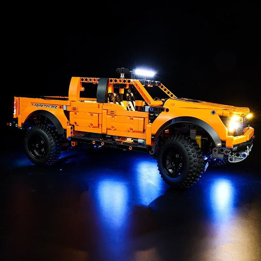 LED Lighting Set DIY Toys for Technical 42126 F-150 Raptor Pickup Car Blocks Building (Only Light Kit Included) Jurassic Bricks