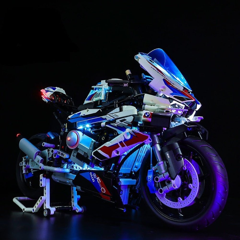 LED Lighting Set DIY Toys for Technical Motorcycle Racing Car 42130 M 1000 RR Blocks Building Only Light Kit Included Jurassic Bricks