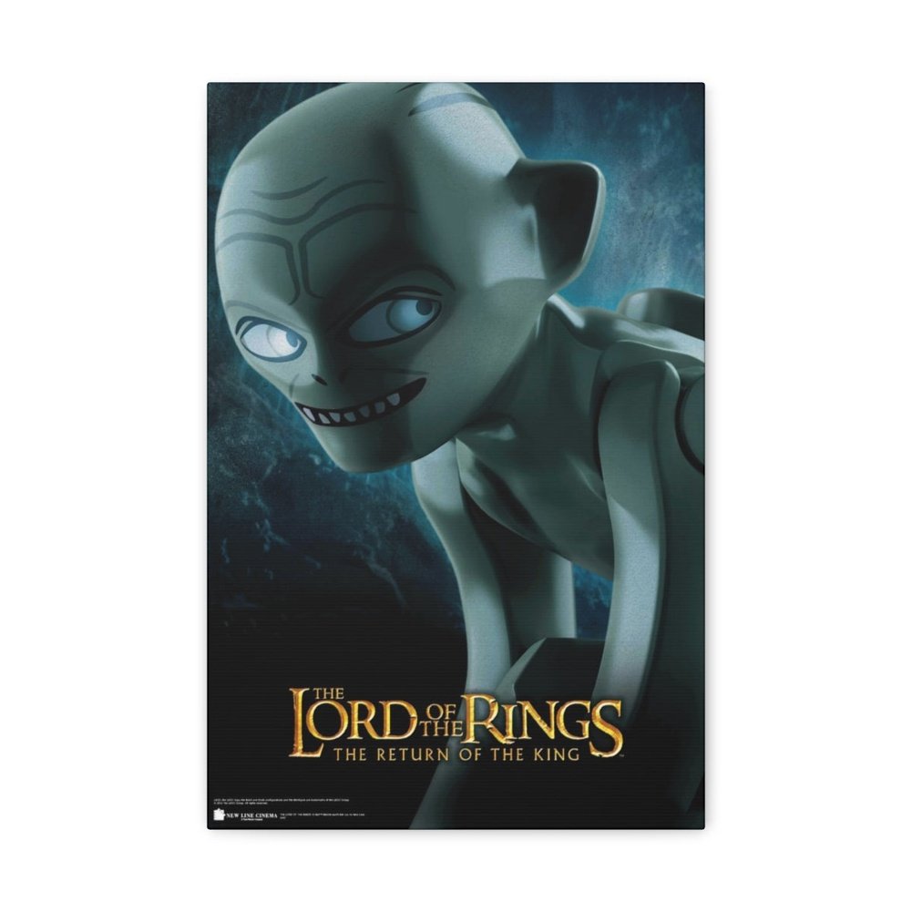 Lord of The Rings LEGO Movie Wall Art Canvas Art With Backing. Jurassic Bricks