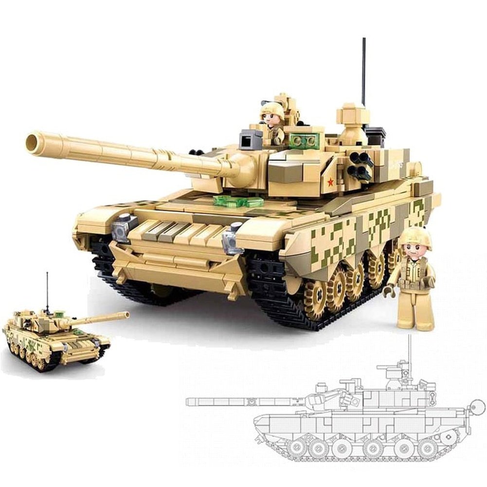 Custom MOC Same as Major Brands! MK WW2 Soldier Tank Army Friends Armored Vehicle MK Building Bricks Classic Moc Blocks Action Figures Toy