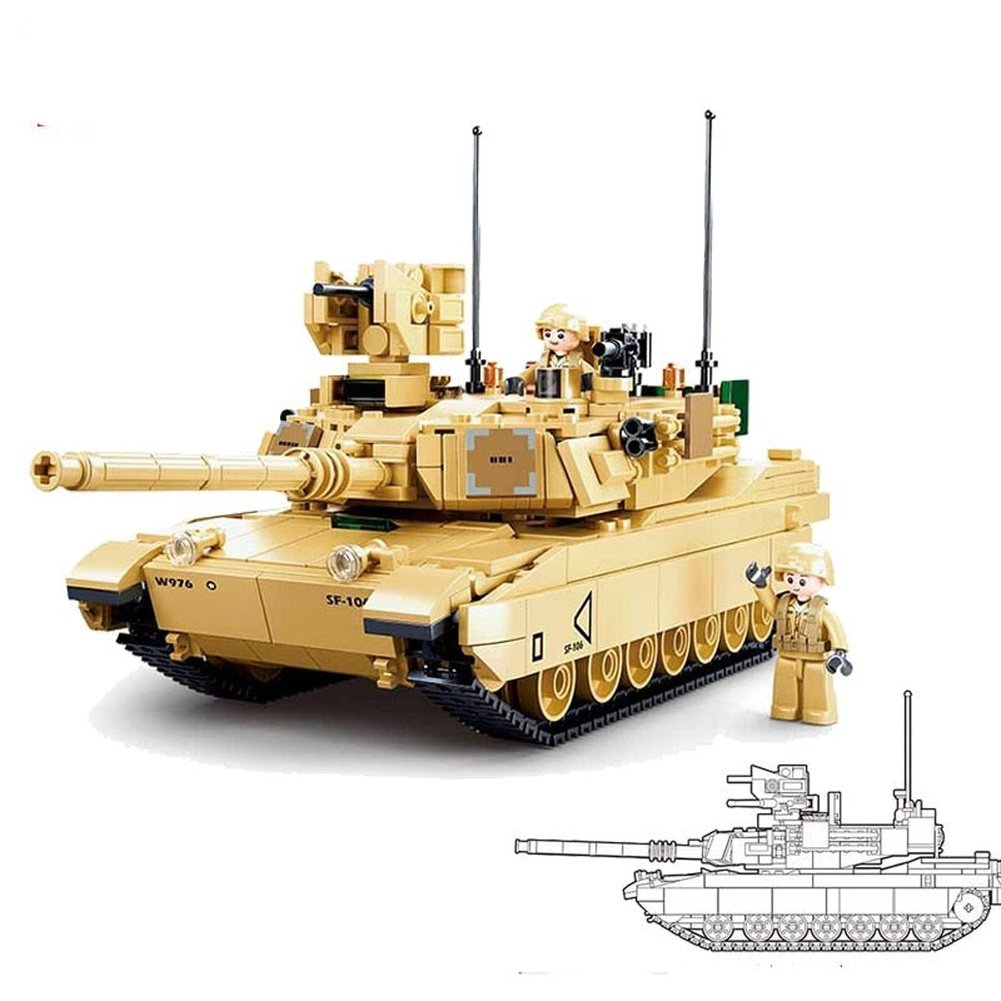 Custom MOC Same as Major Brands! MK WW2 Soldier Tank Army Friends Armored Vehicle MK Building Bricks Classic Moc Blocks Action Figures Toy