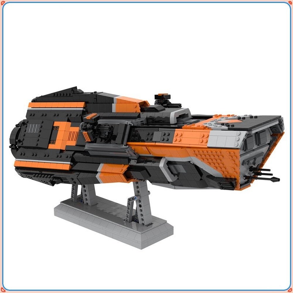 MOC Building Blocks Spaceship UNN Thomas Prince Patrol Destroyer AGATHA KING Movieship Model Bricks DIY Model Bricks Toy Gifts Jurassic Bricks