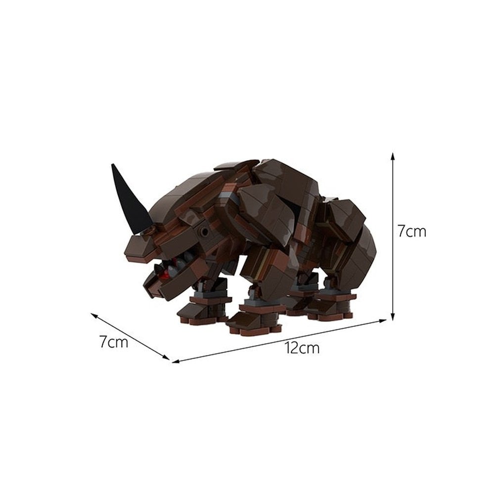 MOC Space Wars Beast Banthas 97302 Action Figure Building Blocks Animal Rhino Model Desert Bull Constructor Brick Child Toys Jurassic Bricks