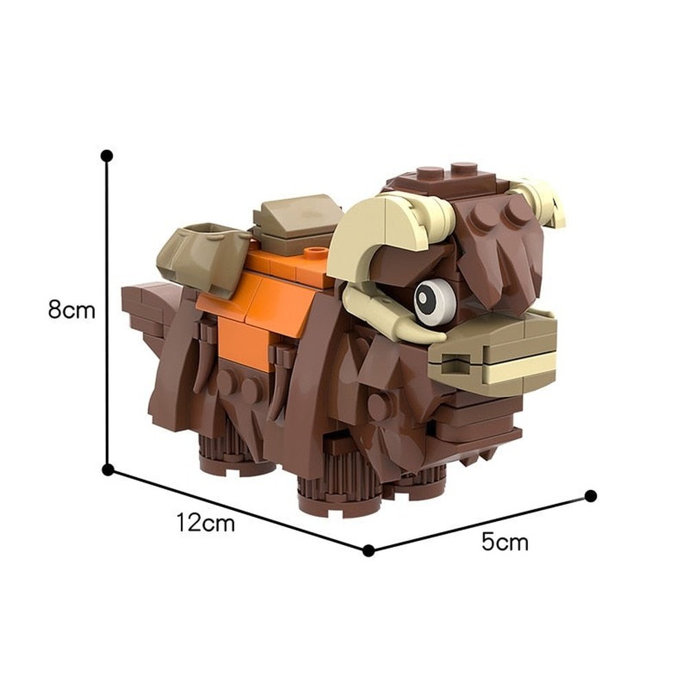 Custom MOC Same as Major Brands! MOC Space Wars Beast Banthas 97302 Action Figure Building Blocks Animal Rhino Model Desert Bull Constructor Brick Child Toys