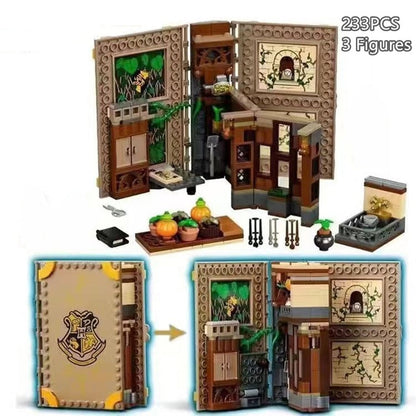 Custom MOC Same as Major Brands! Magical Book Building Blocks Potions Charms Herbologys Class Books ScriptsWizards Moment Toys  Kit Kids Bricks