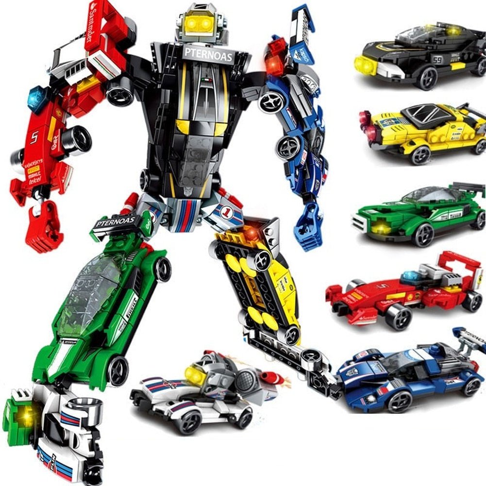 Custom MOC Same as Major Brands! Mechanical Transformation Robot Building Bricks Creative Assembling Educational Car truck Figure Blocks  toys