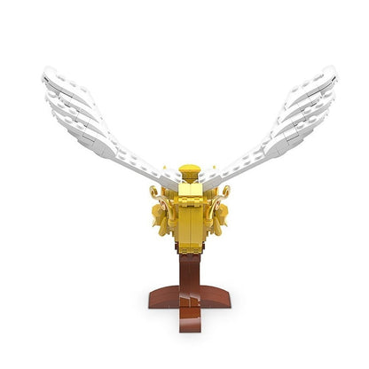 Moc Harry P Magic Snitched Building Block Sterne Filme Accessories Wing Model Creativity Flying Ball Toys Education Toys Jurassic Bricks