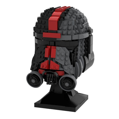 Moc Space Wars Hunter Samurai Helmet Building Blocks movies Helmet Boushh Collection Constructor Bricks Children Toy Gift Jurassic Bricks