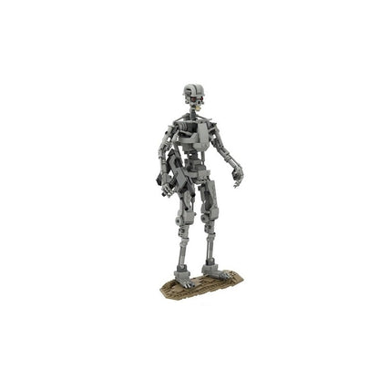 Custom MOC Same as Major Brands! Moc Terminator Robot T-800 Skeleton Model Building Blocks Movies Action Figures Mechanical Assemble Bricks  Toys