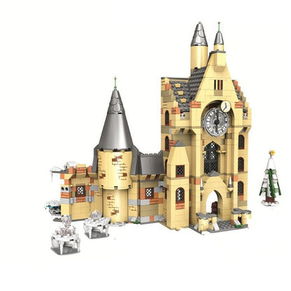NEW Harris School Magic Castle Book Building Block Magical Knights Forbidden Forest Potterly Brick Toys For Kid Children Gifts Jurassic Bricks