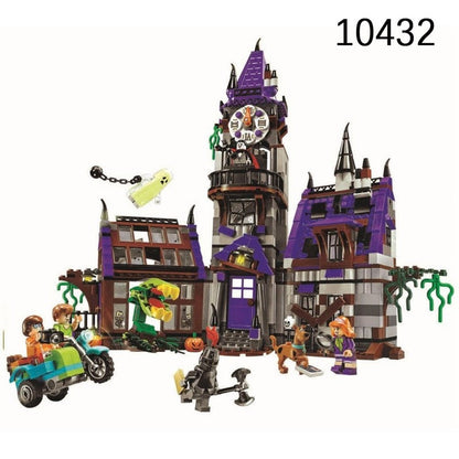 Custom MOC Same as Major Brands! New 10432 & 10430 10429 10428 Scooby Mystery Machine Bus City Building Block Bricks Toys Joint  Child  Toy