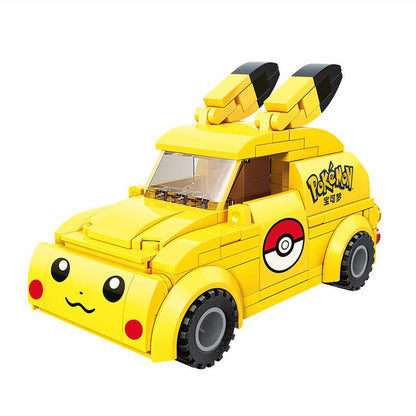 New Classic Anime Pokemon Center House Pikachu Greninja Mewtwo Charizard Venusaur Building Blocks Bricks Sets Model DIY Toy Gift Jurassic Bricks