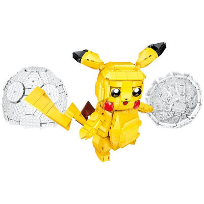 2021 New Classic Anime Pokemon Center House Pikachu Mewtwo Charizard  Venusaur Building Blocks Bricks Sets Model Diy Toy For Gift - Blocks -  AliExpress