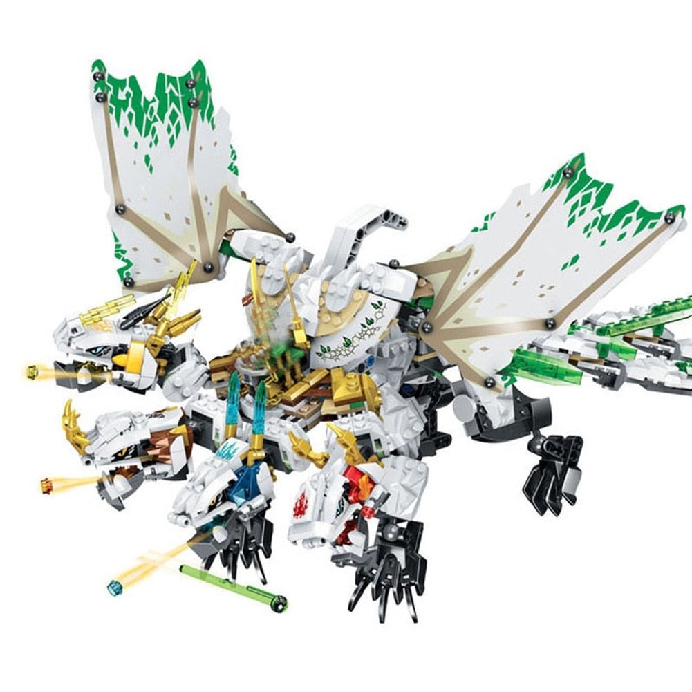 Ninja The Ultra Dragon Flying Mecha Dragon Transformation Building Block Sets with Figures Compatible Ninja 70679 DIY Toys Jurassic Bricks