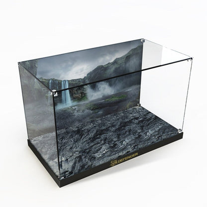 Custom MOC Same as Major Brands! Patterned Acrylic Display Case for 42110 Land Rover Defender Dust-Proof Transparent Clear Box Showcase NO Building Blocks