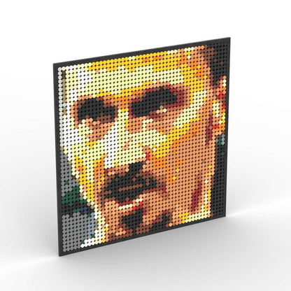 Pixel Art Mosaic Decoration Painting Building Blocks Football Sports Stars DIY Toy Children Birthday Gift Jurassic Bricks