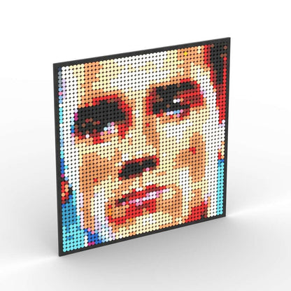 Pixel Art Mosaic Decoration Painting Building Blocks Football Sports Stars DIY Toy Children Birthday Gift Jurassic Bricks