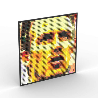 Pixel Art Mosaic Decoration Painting Building Blocks Football Sports Stars DIY Toy Children Birthday Gift Jurassic Bricks