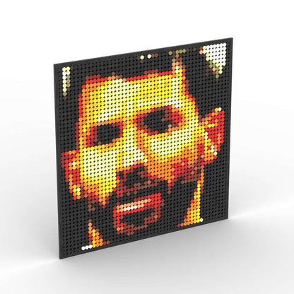 Pixel Art Mosaic Decoration Painting Building Blocks Football Sports Stars DIY Toy Children Birthday Gift Jurassic Bricks