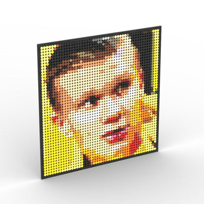 Pixel Art Mosaic Decoration Painting Building Blocks Football Sports Stars DIY Toy Children Birthday Gift Jurassic Bricks