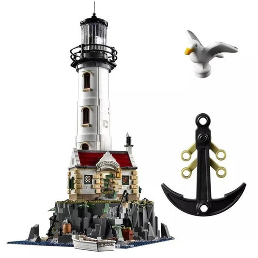 Pre-sale 2022 New Electric Lighthouse 21335 2065pcs Model Building Block Assembly Kit Children&#39;s Toy Gift Jurassic Bricks